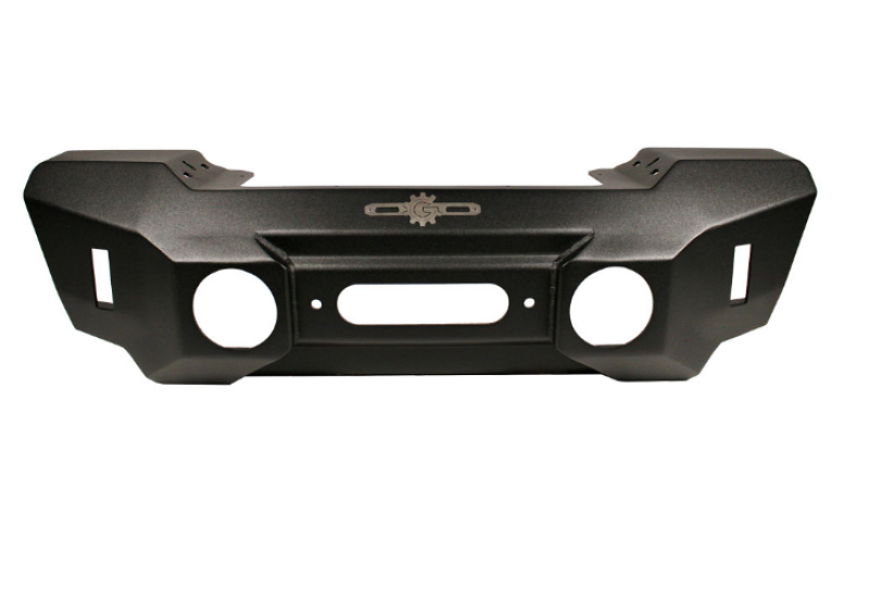 Jeep Wrangler JK Bumper - Front - Rock Slide Engineering - Steel Stubby w/ Winch Plate - `07-`18